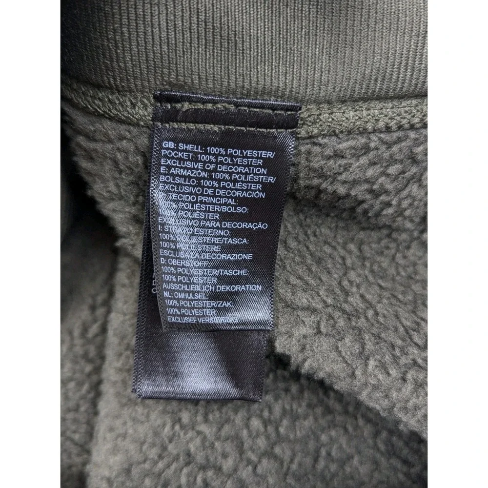 The North Face Vest Mens Large LG Gordon Lyons Fleece Full Zip Hiking Outdoor